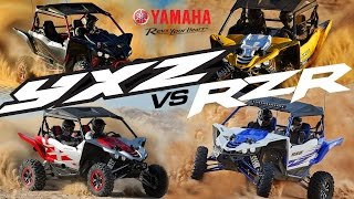 Yamaha YXZ vs Polaris RZR  HeadtoHead [upl. by Berger]