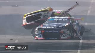 David Reynolds huge Adelaide Turn 8 crash [upl. by Berget518]