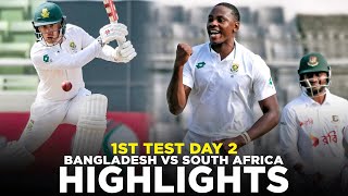 Full Highlights  Bangladesh vs South Africa  1st Test Day 2  M3H1K [upl. by Einneb14]