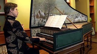 DAnglebert Prelude in D Minor Hanneke van Proosdij harpsichord [upl. by Ahseila]