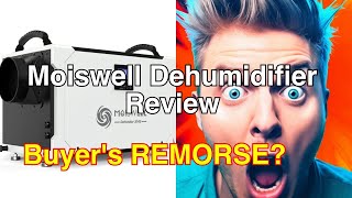 Moiswell 145 pint commercial dehumidifier review powerful and efficient [upl. by Eidur]