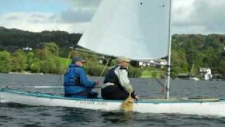 Open Canoe Sailing Group on Windermere [upl. by Pandolfi]