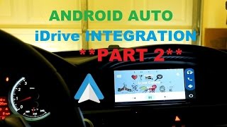 Android Auto On My CCC E90 BMW 3 Series Going Into Detail [upl. by Jamil307]