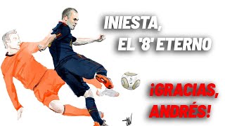 Homenaje a Iniesta el eterno mago del balón ¡Gracias Andrés I MARCA [upl. by Ahseryt389]