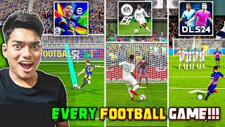 FINDING BEST FOOTBALL GAME FOR MOBILE ⚽🔥 [upl. by Nawud]