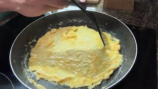 Omelette de Queso🧀🍳cocina cocinando cocinafacil food foodies cooking foodblogger foodlover [upl. by Sirahs]