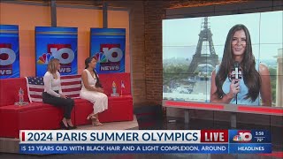 Live in Paris NBC 10 News Today Olympics interview [upl. by Cirda498]