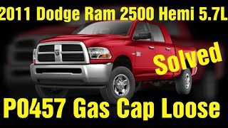 P0457 Dodge Ram 2500 57L Gas Cap Loose [upl. by Kizzie383]