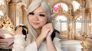 ASMR wlw handmaiden has a crush on you the princess ♡ realistic [upl. by Livesay]