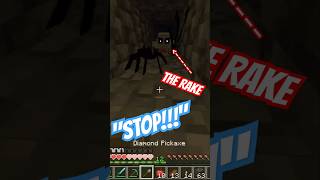 The Rake is Terrifying therake jumpscare minecraft scary horror  gaming [upl. by Nadnarb940]