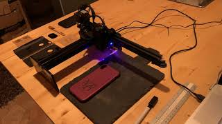 Laser Engraver 7 W Testing with a Mac [upl. by Durand]