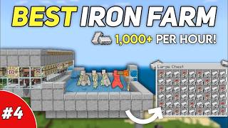 FINALLY I BUILD UNLIMITED IRON FARM IN SURVIVAL  MINECRAFT GAMEPLAY 4 [upl. by Nirak]