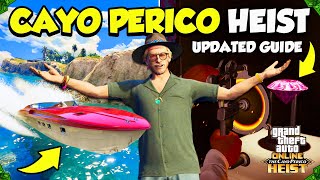 UPDATED 2024 GTA 5 Online SOLO ELITE Cayo Perico Heist Guide Setups  Stealth ELITE Finale [upl. by Keelin979]