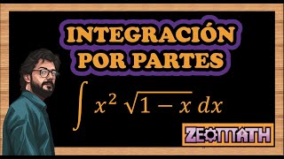 Integración por partes Ejemplo 12 Integral x2 raíz1x dx [upl. by Massarelli964]