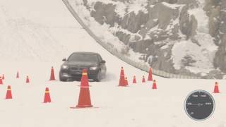 audi quattro vs bmw xdrive vs mercedes 4matic snow test [upl. by Adnih]