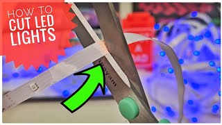 How To Cut LED Light Strips Where Do I Cut LED Light Strips Leeleberd Tenmiro Keepsmile Govee [upl. by Aknahs]