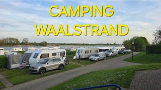 CAMPING WAALSTRAND langs de Waal in Gelderland 4K [upl. by Newra]