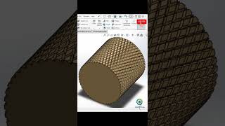 knurling by solidworks [upl. by Tris]