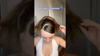 Easy claw clip hairstyle💙fyp explore hairstyle hairtutorial clawcliphairstyles hair haircare [upl. by Esened]