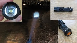 Cree 7w 300lm LED Flashlight Review [upl. by Jodee]