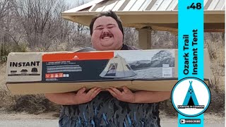 Ozark Trail 7 person instant tee pee tent  unboxing and setup [upl. by Maxwell]