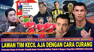 🔴DIBUAT KAGET  Begini KOMENTAR Media Eropa amp Ronaldo Usai 3 Tim GRUP C Kerja Sama Curangi Indonesia [upl. by Htebyram476]