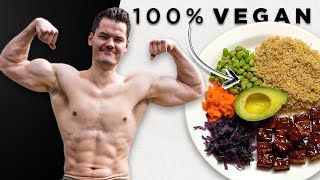 How To Eat To Build Lean Vegan Muscle [upl. by Akirdnahs]