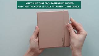 How to attach the Flip cover to PocketBook Era ereader [upl. by Rafi]