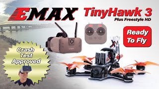 EMAX TinyHawk 3 Plus Freestyle HD  Fast Fun FPV in a quotready to flyquot kit [upl. by Ettezzus]