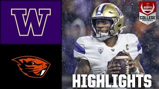 Washington Huskies vs Oregon State Beavers  Full Game Highlights [upl. by Risan]