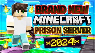 BRAND NEW MINECRAFT OP PRISON SERVER 2024  Minecraft Prison Server Reset [upl. by Ahsieni]