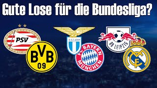 Bayern amp Dortmund im Glück Champions League Achtelfinale Auslosung 202324 [upl. by Rubina]