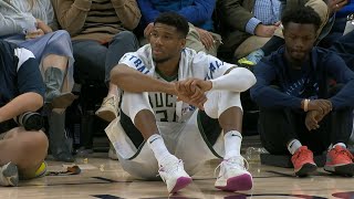 Giannis Antetokounmpo absolutely going through it after Bucks lose another game [upl. by Yornek643]