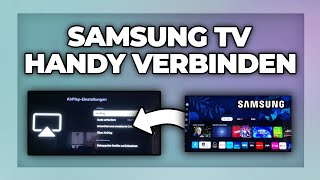 Samsung Fernseher mit Handy verbinden  Iphone Airplay Tutorial [upl. by Marwin]