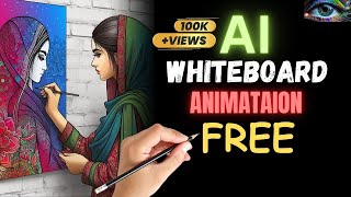 make money online 2024 with whiteboard animation free Using AI Canva [upl. by Limhaj92]