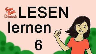 Deutsch lesen lernen Teil 6  Silben lesen mit S ABC für Kinder [upl. by Evetta]