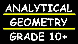 ANALYTICAL GEOMETRY FOUNDATION [upl. by Molly]