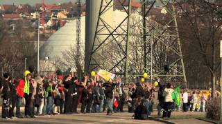 Campact  AntiAtomMenschenkette AKW Neckarwestheim  Stuttgart [upl. by Eldwun903]