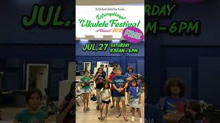 KAPENA SCHOOL OF MUSIC with DRTREY MESSAGE for INTERNATIONAL UKULELE FESTIVAL of HAWAII 2024 [upl. by Sitnerp806]