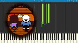 Premonition  Undertale Piano sheet musicMIDI Synthesia [upl. by Heigho]