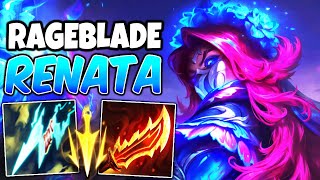 S RAGEBLADE AD RENATA  New OnHit Build amp Runes  LA ILUSION RENATA  League of Legends [upl. by Januarius]