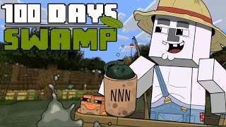 100 Days  Minecraft SWAMP [upl. by Halie]