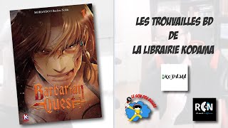 Les trouvailles BD de la librairie Kodama  Barbarian Quest de Baeksu Noble et MORANDO chez KDream [upl. by Ashwin]