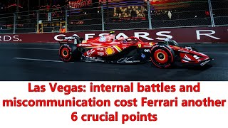 Las Vegas GP Mercedes unexpected onetwo pushes Ferrari further from F1 title [upl. by Liag]