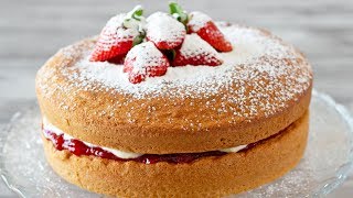 How to Make Victoria Sponge Cake [upl. by Pul]