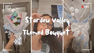 Cozy Crochet Vlog ˚ ༘♡ ⋆｡˚ Crochet a Stardew Valley themed Bouquet with me [upl. by Oric]