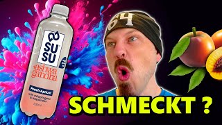 Wie schmeckt SUSU Water Ashwagandha Peach Apricot 🍑 Getränke Test [upl. by Aseena498]