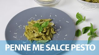 MAKARONA ME SALCE PESTO  Recetë Italiane e shpejtë  Pjatë e parë  Arti Gatimit [upl. by Maurits]