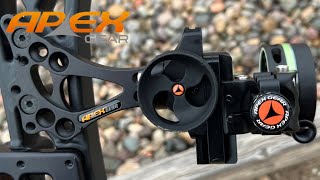 Apex Covert 1Pin Bow Sight Best Budget Single Pin Sight out There [upl. by Enilauqcaj114]