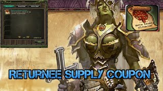 Knight Online  Returnee Supply Coupon [upl. by Dawna482]